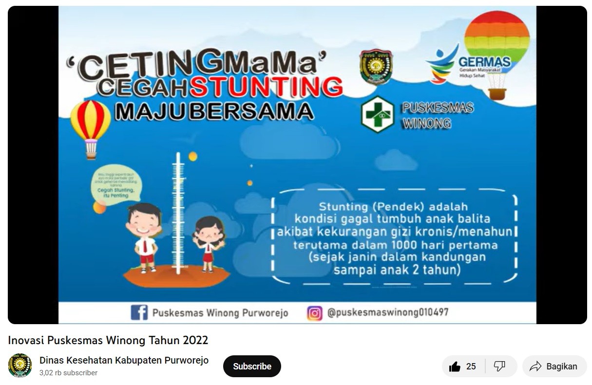 Good Practice SDGs: Ceting Mama (Cegah Stunting Maju Bersama)