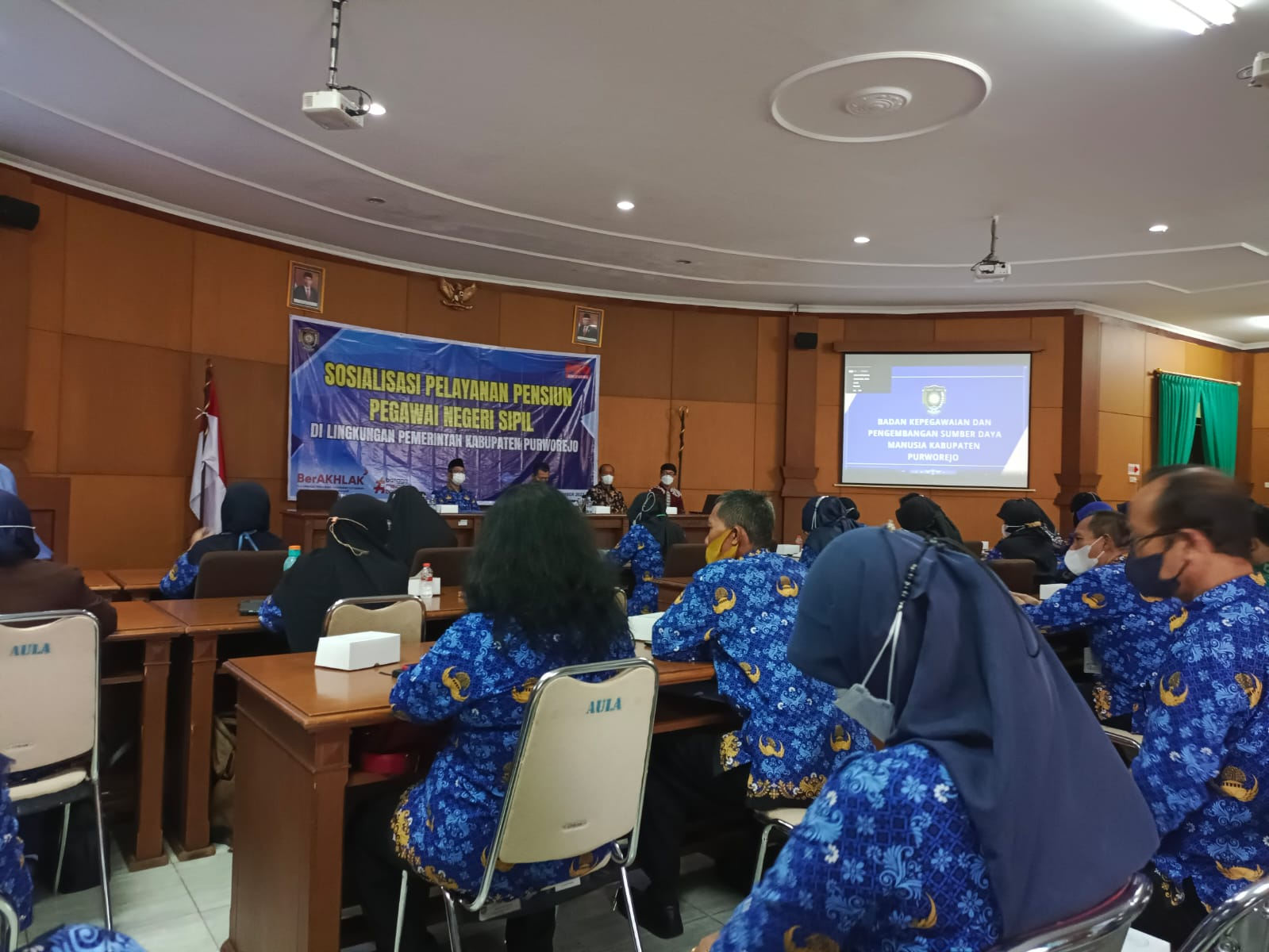 SOSIALISASI PELAYANAN PENSUIN PEGAWAI NEGERI SIPIL DI LINGKUNGAN PEMERINTAH KABUPATEN PURWOREJO