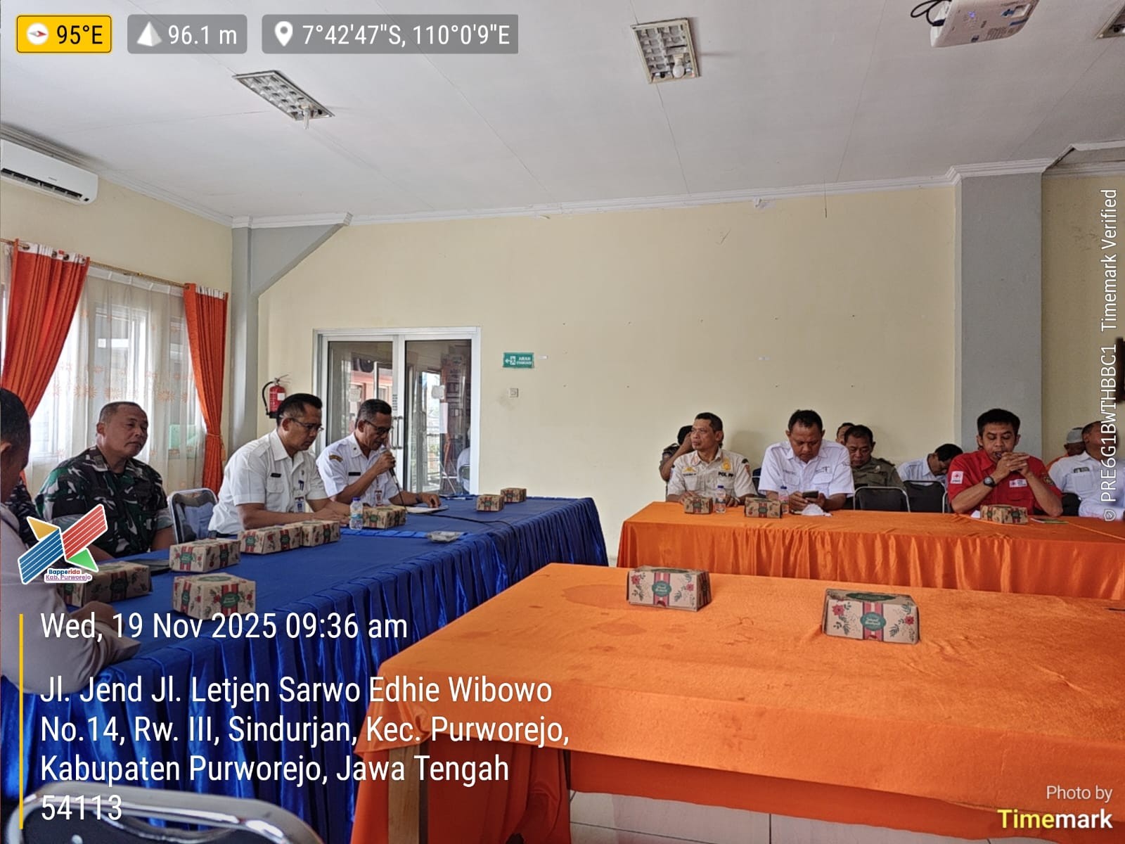 Bapperida mengikuti Paparan akhir penyusunan dokumen Rencana Kontijensi Banjir Kabupaten Purworejo