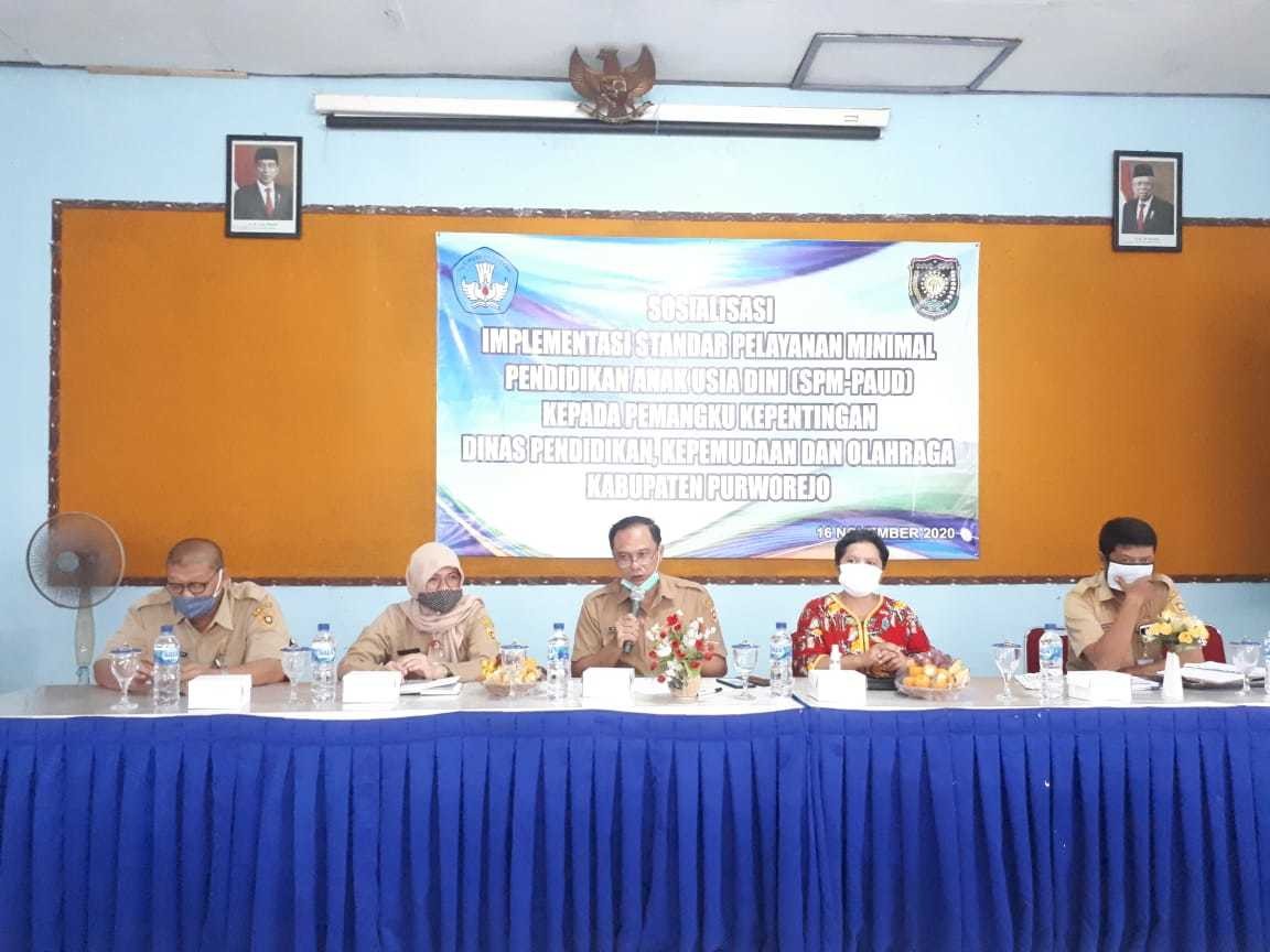 Sosialisasi Implmentasi Standar Pelayanan Minimal PAUD tahun 2020