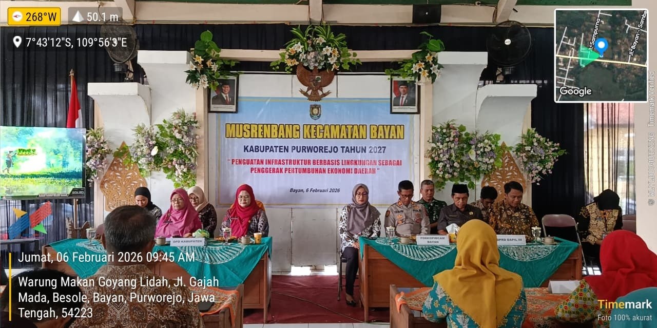 Monitoring Pelaksanaan Musrenbang RKPD Tahun 2027 Kecamatan Bayan