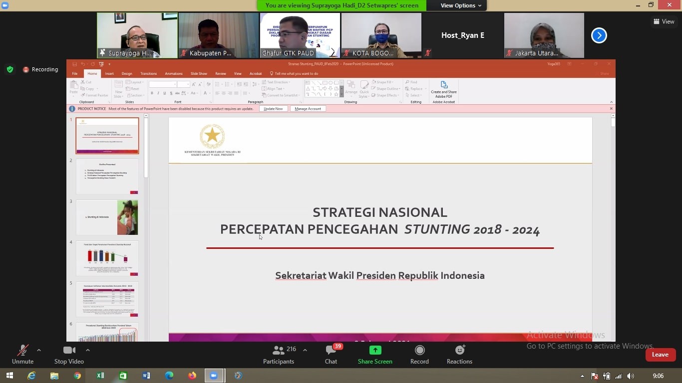 Bappeda Kabupaten Purworejo Mengikuti Diskusi Kelompok Terpimpin Persiapan Pelaksanaan Bimtek PCP Diklat Berjenjang Tingkat Dasar