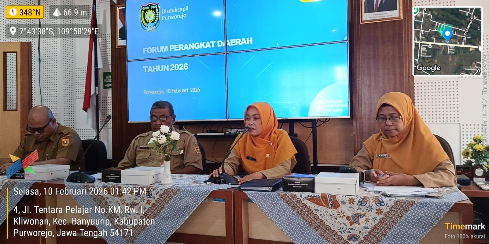 Monitoring Forum PD Disdukcapil dalam rangka Penyusunan RKPD Purworejo Tahun 2027