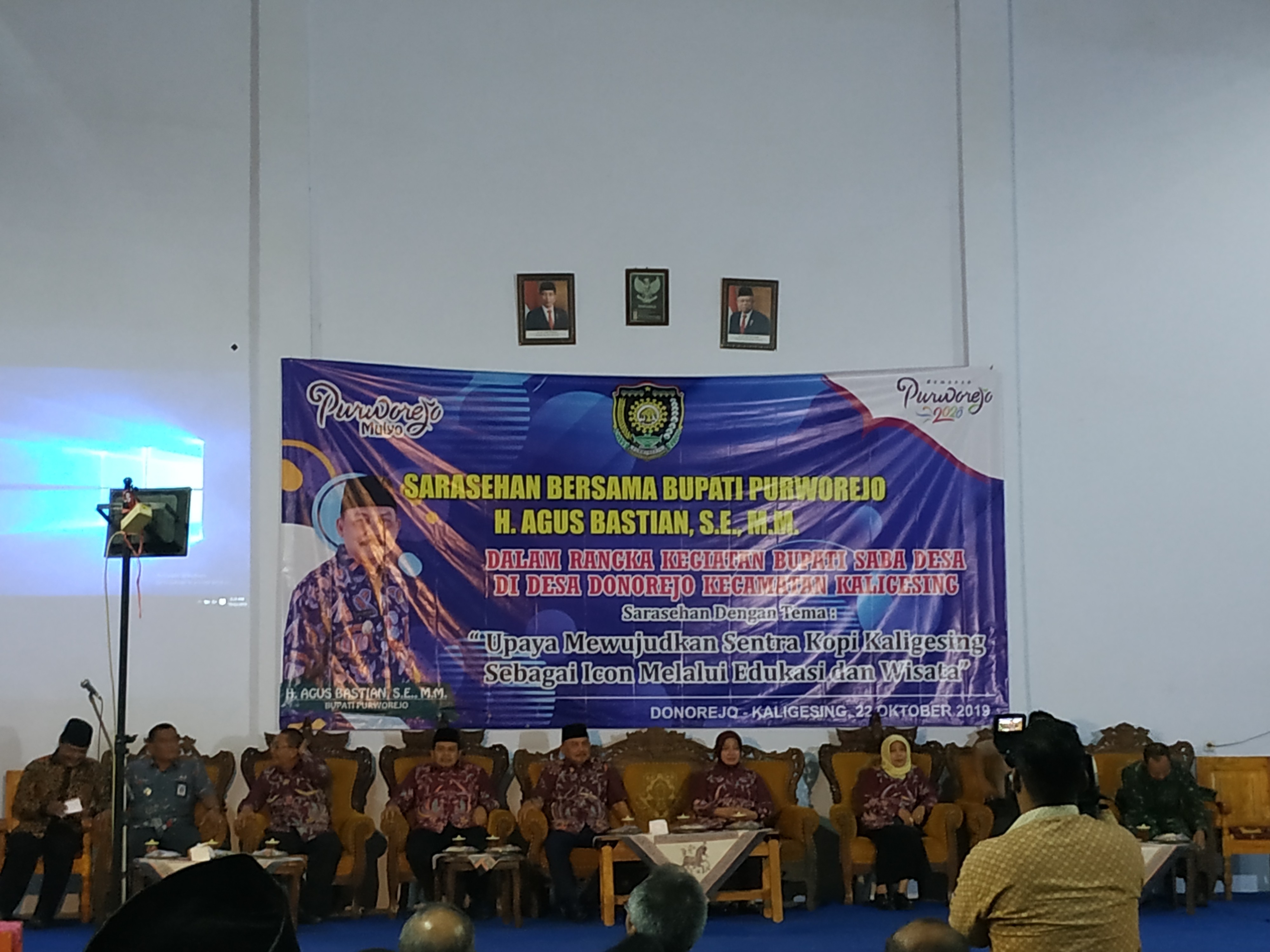 Sarasehan Bersama Bupati Purworejo dalam rangka Bupati Saba Desa