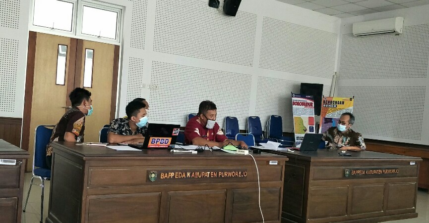 cermati rancangan renja BPBD, Ka Bappeda tanya desain kegiatan