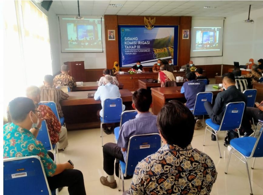 Sidang Komisi Irigasi III Kabupaten Purworejo Tahun 2021
