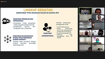 Direktorat Penertiban Kementerian ATR/BPN Selenggarakan Rapat Pelaksanaan Kegiatan Operasionalisasi PPNS di Daerah 