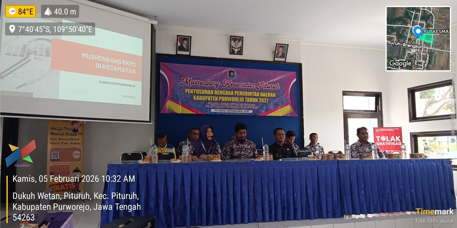 Monitoring Pelaksanaan Musrenbang RKPD Tahun 2027 Kecamatan Pituruh