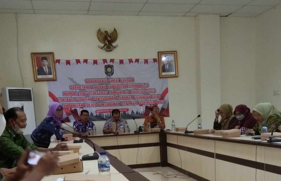 Mengikuti Sosialisasi Surat Edaran Sekretaris daerah Kabupaten Purworejo