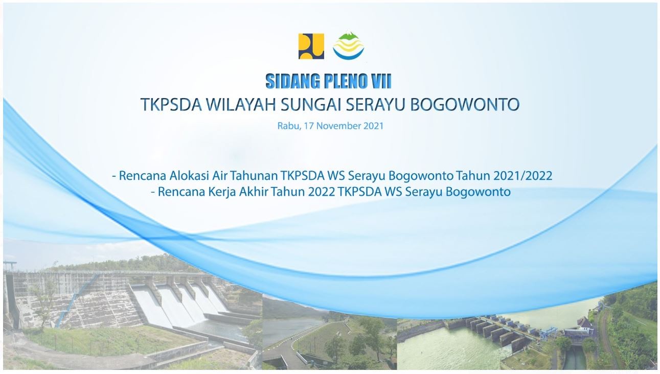 Bappeda Ikuti Sidang Pleno VII TKPSDA Wilayah Sungai Serayu Bogowonto