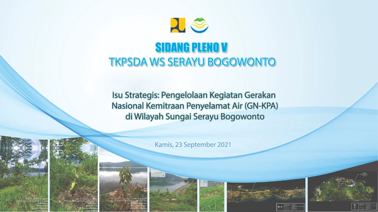 Sidang Pleno V TKPSDA WS Serayu Bogowonto 2021