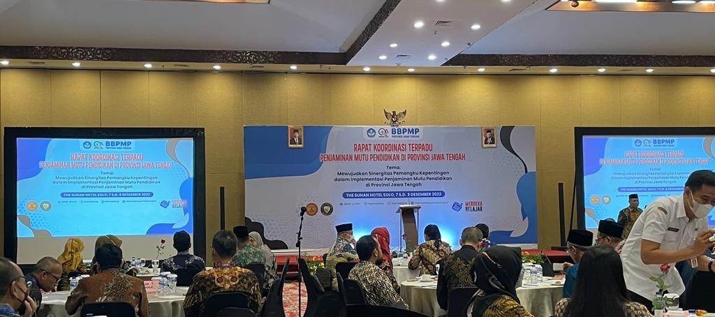 Bappedalitbang Kabupaten Purworejo Mengikuti Rapat Koordinasi Terpadu Penjaminan Mutu Pendidikan Tahun 2022
