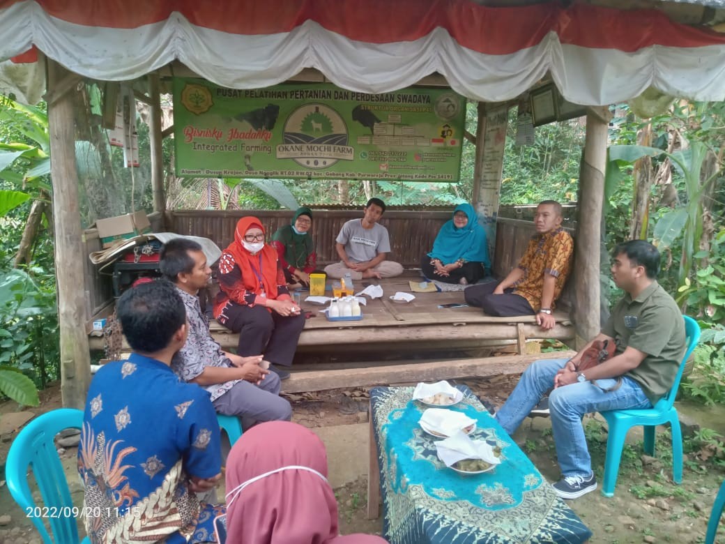 Monitoring pelaksanaan Pelitian Daerah Tahun 2022 ke desa Aglik kecamatan Gebang