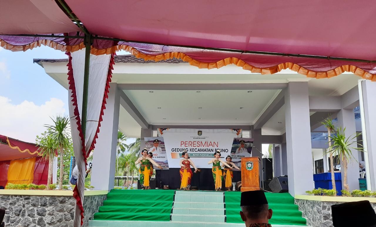 Bappeda Menghadiri Peresmian Gedung Kantor Kecamatan Bruno