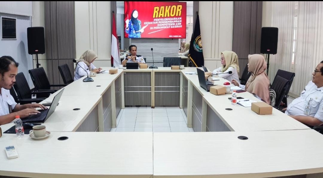 Rapat Koordinasi Penyelenggaraan Kegiatan Pengembangan Kompetensi ASN di Perangkat Daerah