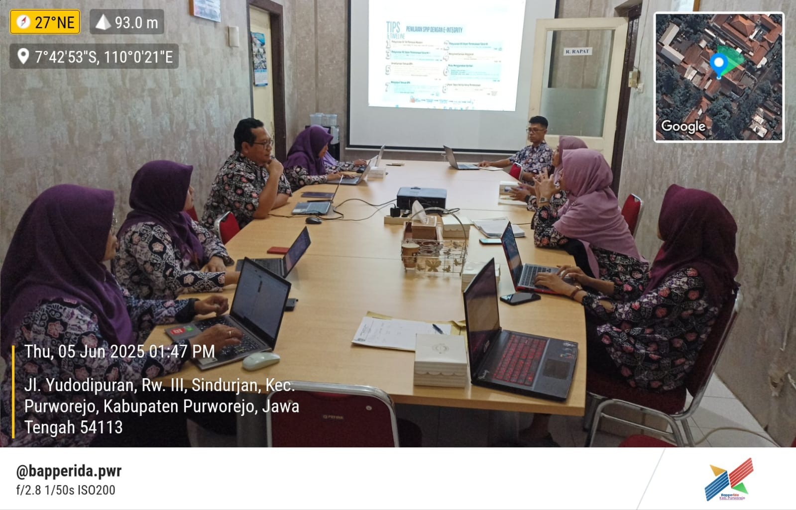 Rakor Persiapan Penilaian Mandiri SPIPT Kabupaten Purworejo Tahun 2025