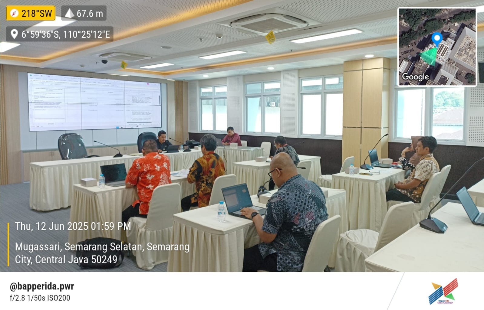 Rapat Penyesuaian Pendapatan dan  Efisiensi  Belanja Tahun 2025 di BPKAD Jateng