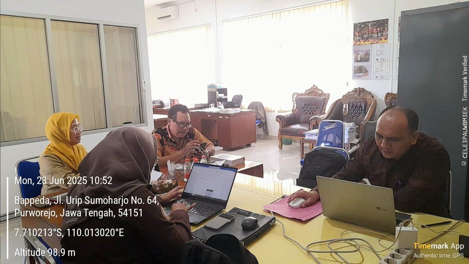 Perwakilan Tim Peneliti Berkantor di Bapperida Purworejo untuk Dukung RUD