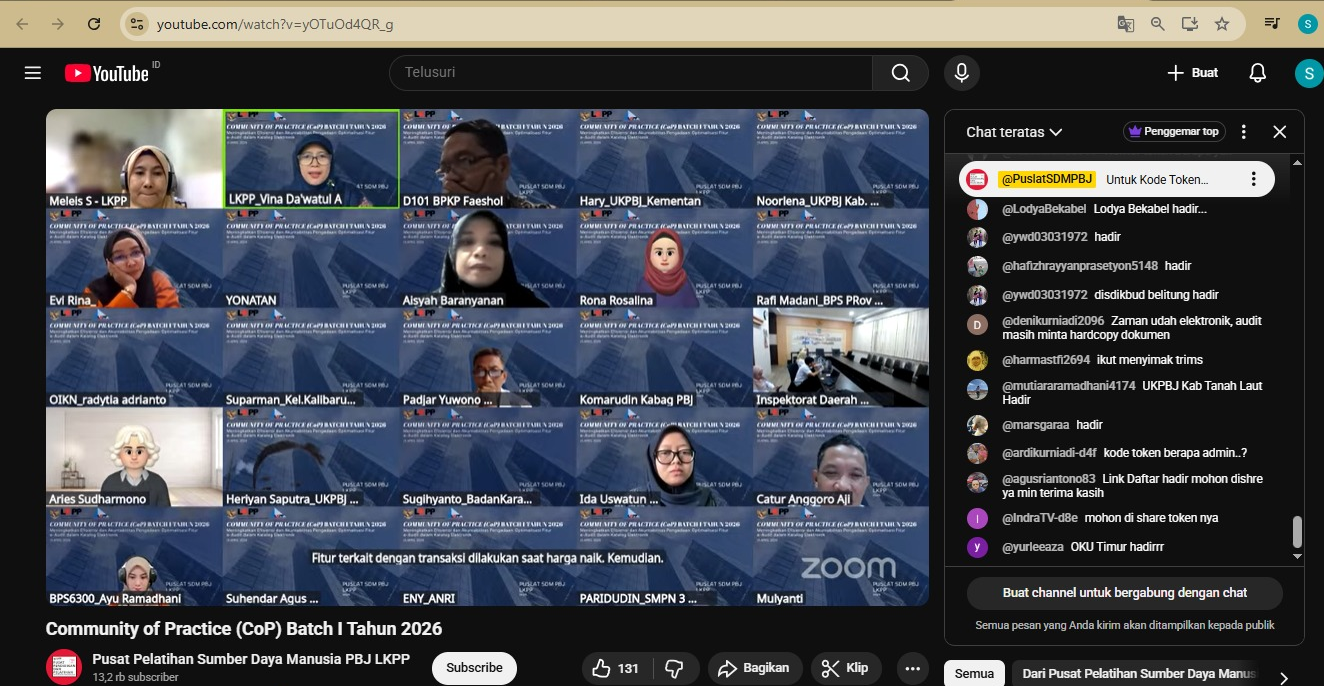 Melalui CoP LKPP, Bapperida Purworejo Tingkatkan Akuntabilitas Pengadaan Berbasis Digital