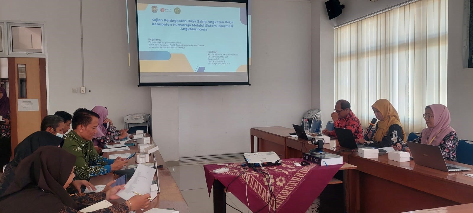 Bappedalitbang Kabupaten Purworejo kerjasama Penelitian dengan BRIN di bidang ketenagakerjaan
