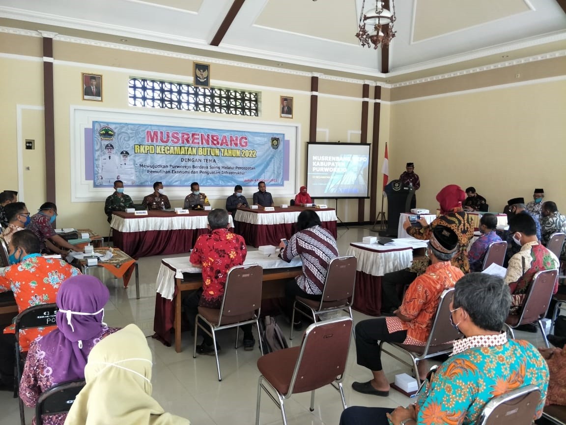 Musrenbang Kecamatan Butuh Tahun 2021