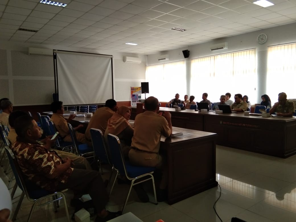 Rapat Evaluasi Kinerja Komisi Irigasi (KOMIR) Kabupaten Purworejo Tahun 2019