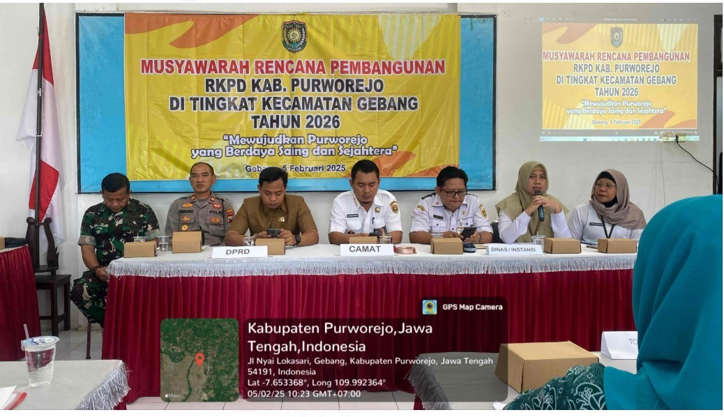 Monitoring Musrenbang RKPD Kecamatan Gebang Tahun 2025