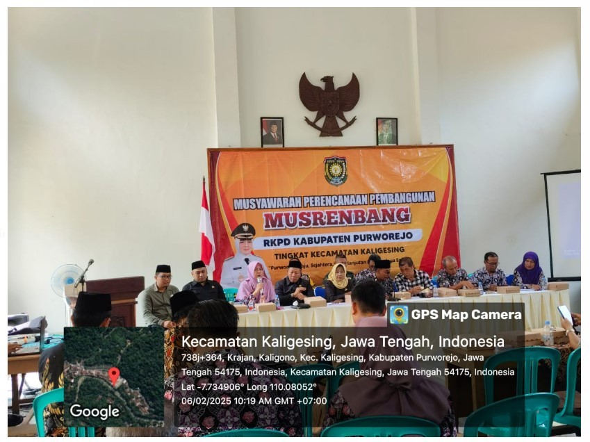 Monitoring Musrenbang RKPD Kecamatan Kaligesing Tahun 2025