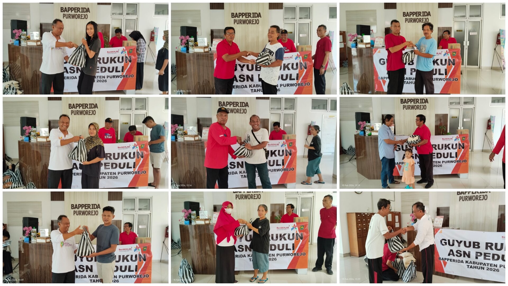 ASN Bapperida Purworejo Gelar Guyub Rukun ASN Peduli dalam Rangka Hari Jadi ke-195 Kabupaten Purworejo
