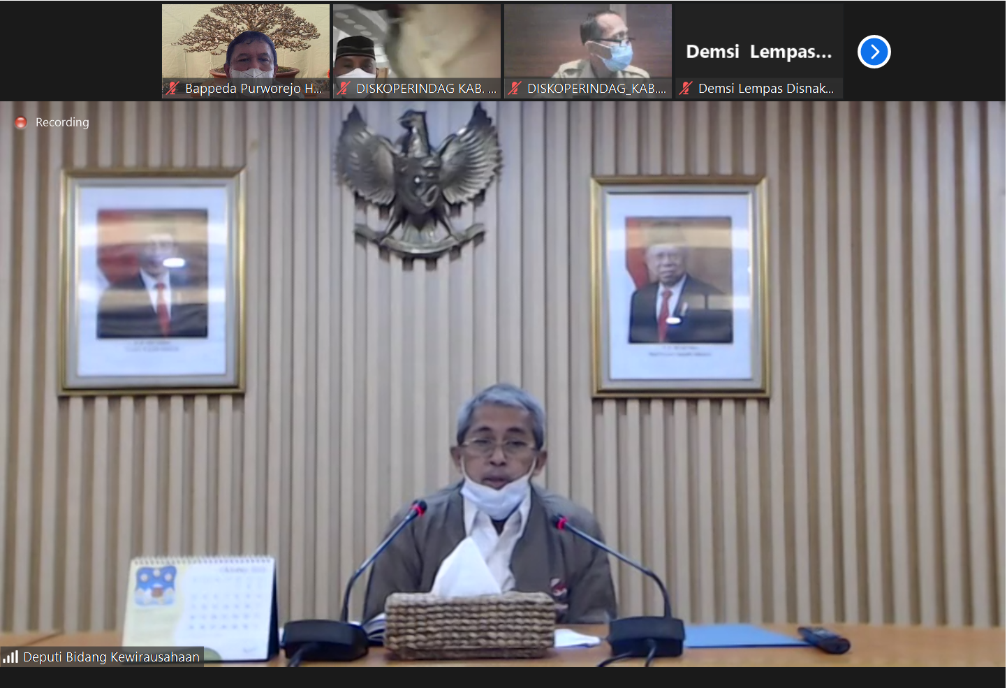 Rapat Koordinasi DAK Fisik Penugasan Bidang UMKM TA.2022