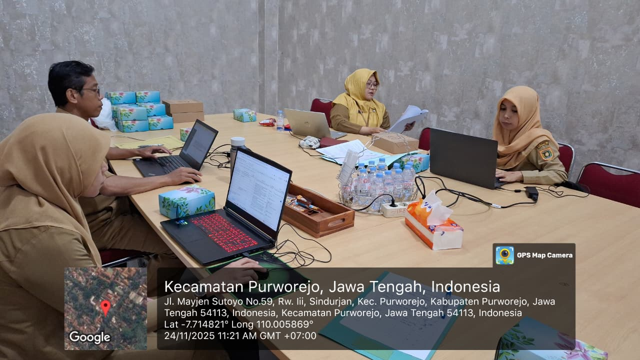 Bapperida Kabupaten Purworejo mengikuti Desk Evaluasi Reformasi Birokrasi General Tahun 2025 di Inspektorat Daerah Kabupaten Purworejo.